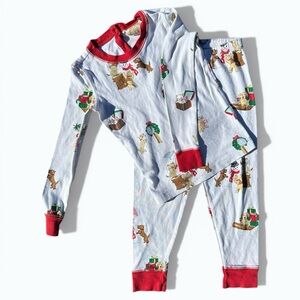 The Beaufort Bonnet Company Kids Christmas Pajama Set Size 5 Holiday